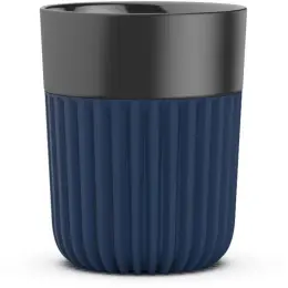 Sengetti Ribbed Coffee Mug Black-Navy